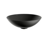 Vasque Laufen CHARACTERS H512CA57161121 450 x 450 x 149 mm, sans plage de robinetterie, sans perçage pour robinetterie, sans trop-plein, noir mat