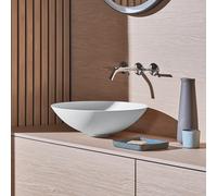 Vasque Laufen CHARACTERS H512CA57571121 450 x 450 x 149 mm, sans plage de robinetterie, sans perçage pour robinetterie, sans trop-plein, blanc mat