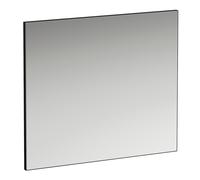 Frame 25 miroir avec cadre aluminium 800mm 800x25x700mm noir mat - LAUFEN H4474049004501