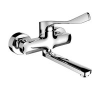 Laufen Citypro Liberty Mitigeur mural pour lavabo, apparent, bec pivotant, saillie 225mm, HF500923100694