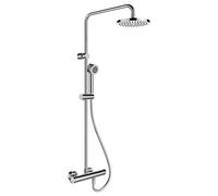 LAUFEN CityPro Liberty Système de douche, avec thermostat, douche de tête x 200mm, y compris douchette et flexible de douche, HF500957100600