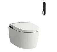 Laufen Cleanet Alvia - Bidet électronique avec céramique, suspendu, Rimless, abattant SoftClose, LCC, blanc H8211604000001