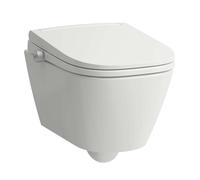Laufen Cleanet Meda - Bidet électronique avec céramique, suspendu, Rimless, abattant SoftClose, blanc H604110000S002