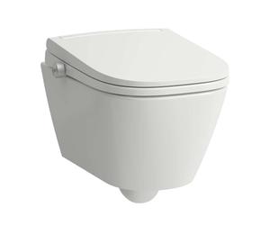 Laufen Cleanet Meda - Bidet électronique avec céramique, suspendu, Rimless, abattant SoftClose, blanc H604110000S002