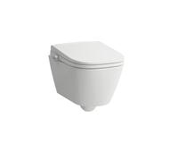 LAUFEN Cleanet Meda WC suspendu, avec WC douche à poser, Silent Flush, sans rebord, à fond creux, 370x540mm, H604110000S002