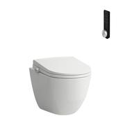 Laufen Cleanet Pro - Bidet électronique avec céramique, suspendu, Rimless, abattant SoftClose, blanc H601890000S002