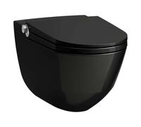 Laufen Cleanet Riva - Bidet électronique en céramique, Rimless, SoftClose, avec LCC, noir H8206910200001