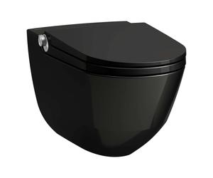 Laufen Cleanet Riva - Bidet électronique en céramique, Rimless, SoftClose, avec LCC, noir H8206910200001