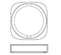 Laufen Concealed Bodies - rosace de compensation Ø 15 mm HF564007100000
