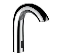 LAUFEN Curvetronic Mitigeur électronique de lavabo, alimentation secteur, pour eau froide/mélangée, saillie 135mm, HF707154100000, Couleur: chrome