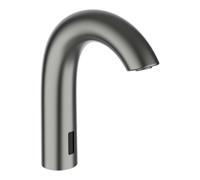Laufen Curvetronic - Mitigeur de lavabo électronique, sans mélangeur, alimentation par batterie, inox brossé HF707154423060