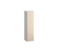 Armoire haute murale Laufen FOLIO H4458920FO5241 , 1 porte, charnière à droite, kit de montage inclus, 4 étagères en verre, système d'ouverture par simple pression, chêne brossé