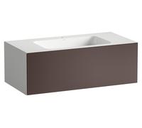 LAUFEN FOLIO Plan de toilette, mural, rectangulaire, 1 tiroir, 1 trou pour robinetterie, sans trop-plein, 1004x500x350mm, H580FO45231111