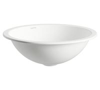 LAUFEN FORM Lavabo à encastrer par le bas, rond, sans trou pour robinet, sans trop-plein, 400x400x140mm, H513FM30001121