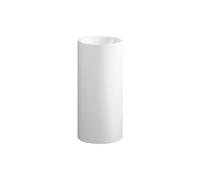 LAUFEN FORM lavabo, en îlot, avec fixation murale, rond, sans trou pour robinetterie, sans trop-plein, 404x404x900mm, H511FM70001121, Couleur: Blanc brillant