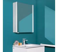 LAUFEN Frame 25 Armoire à miroir LED 4084029001451, 60cm, porte à droite, côté blanc