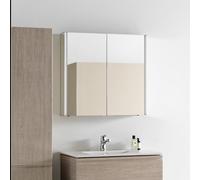 Laufen Armoire de toilette Frame 25 H4085039001441 – 2 portes, éclairage vertical LED, 80 cm