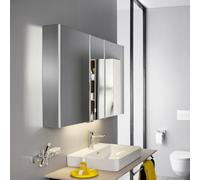 LAUFEN Frame 25 Armoire à miroir LED 4088549001441, 120cm, 3 portes, miroir latéral, lumière ambiante
