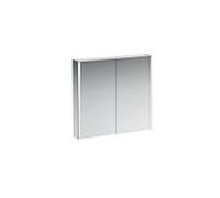 LAUFEN Frame 25 Armoire miroir LED 4085039001451, 80cm, 2 portes, côté blanc