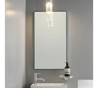 Frame 25 miroir avec cadre aluminium 450mm 450x25x825mm noir mat - LAUFEN H4474009004501