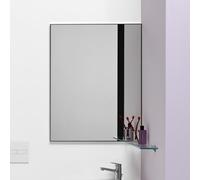 Frame 25 miroir avec cadre aluminium 550mm 550x25x825mm noir mat - LAUFEN H4474019004501