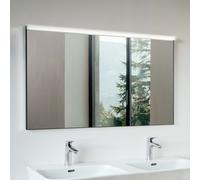 Frame 25 miroir avec cadre aluminium 1200mm 1200x25x700mm noir mat - LAUFEN H4474079004501