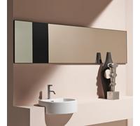 Frame 25 miroir avec cadre aluminium 1800mm 1800x25x700mm noir mat - LAUFEN H4474109004501