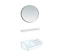 LAUFEN FRAME 25 Set d'accessoires, Miroir de soins de beauté, barre magnétique, organiseur, H4906009000001
