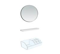 LAUFEN FRAME 25 Set d'accessoires, Miroir de soins de beauté, barre magnétique, organiseur, H4906009000001