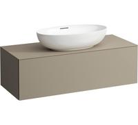 LAUFEN Il Bagno Alessi Élément à tiroirs, découpe au centre, 120x50x37cm, 1 tiroir, H4303110972701