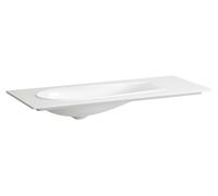 LAUFEN Il Bagno Alessi lavabo à poser, sans trou pour robinet, avec trop-plein et vidage, 120x50cm, H8179797571091
