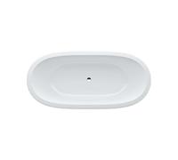 Laufen Il Bagno Alessi One - Baignoire encastrée 183x87 cm, avec massage par air, éclairage LED et capteur, blanc H2459720006251