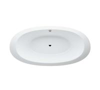 Laufen Il Bagno Alessi One - Baignoire encastrée 203x102 cm, avec système de massage, éclairage LED et capteur, blanc H2439700006751