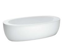 Laufen Il Bagno Alessi One - Baignoire îlot 203x102 cm, avec système de massage, éclairage LED et capteur, blanc H2419700006751