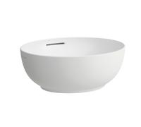LAUFEN Il Bagno Alessi Vasque, avec trop-plein, 45x40cm, bonde clic-clac incluse, H8189767571091, Couleur: Blanc mat