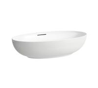 LAUFEN Il Bagno Alessi Vasque, avec trop-plein, 70x40cm, bonde clic-clac incluse, H8189784001091, Couleur: Blanc avec LCC