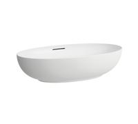 LAUFEN Il Bagno Alessi Vasque, avec trop-plein, 70x40cm, bonde clic-clac incluse, H8189787571091, Couleur: Blanc mat