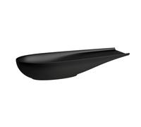 LAUFEN Il Bagno Alessi Vasque, sans trop-plein, 100x38cm, bonde incluse, H8189747161121, Couleur: Noir Mat