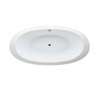 Laufen Baignoire à encastrer Alessi One H2439700000001 ovale 204 x 102 cm blanc