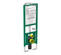 Laufen INEO - Bâti-support pour WC suspendu, pour montage en angle, hauteur 1,12 m H9201190000001