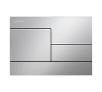 Laufen Ineo bouton de chasse d'eau pour WC chrome mat H9001180070001
