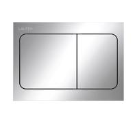 LAUFEN INEO Plaque de déclenchement Air, pour élément de WC, commande à deux quantités, H9001130040001, Couleur: chrome