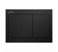 Plaque de commande ineo air dispositif double chasse noir mat 203x6x145 mm - LAUFEN H9001137160001
