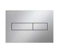 Plaque de commande ineo horizon dispositif double chasse chromé satiné 213x6x145 - LAUFEN H9001110070001