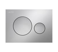 LAUFEN INEO Plaque de déclenchement Moon, pour élément de WC, commande à deux quantités, H9001140070001, Couleur: Chrome Mat