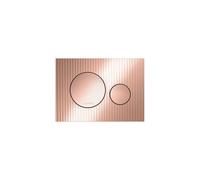 LAUFEN INEO Plaque de déclenchement Moondance, pour élément de WC, commande à deux quantités, H9001161620001, Couleur: or rose brillant