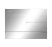 LAUFEN INEO Plaque de déclenchement SKYline, pour élément de WC, commande à deux quantités, H9001180040001, Couleur: chrome
