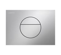 LAUFEN INEO Plaque de déclenchement Sunrise, pour élément de WC, commande à deux quantités, H9001120070001, Couleur: Chrome Mat