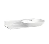 LAUFEN INO lavabo 8133010001091, 90x45cm, étagère l., Sans robinet, avec chevauchement, céramique saphir