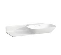 LAUFEN INO lavabo 8133014001091, 90x45cm, LCC, étagère l., Sans robinet, avec chevauchement, céramique saphir
